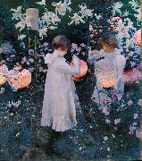 John Singer Sargent Carnation, Lily, Lily, Rose oil painting on canvas